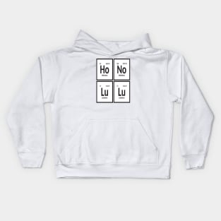 Honolulu City | Periodic Table Kids Hoodie